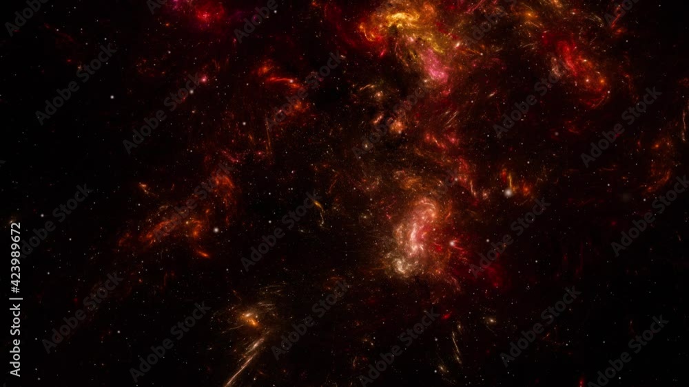 Flying Through Space, Starry outer space background Flying Through Space, Starry outer space background