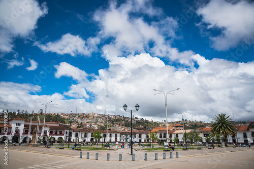 Plaza de Armas de Chachapoyas -Región Amazonas -Perú.