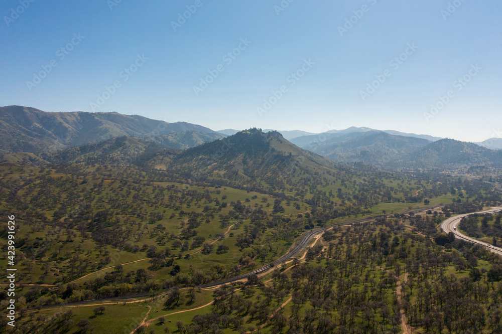 view of the mountains