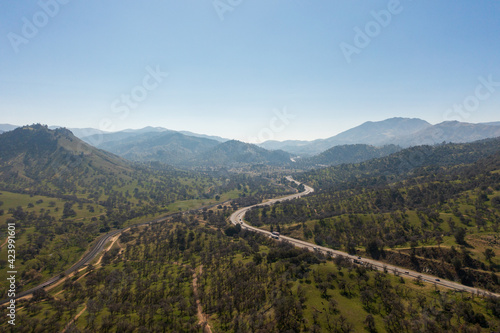 view of the mountains