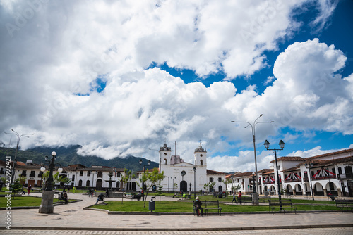 Plaza de Armas de Chachapoyas -Amazonas Perú.
