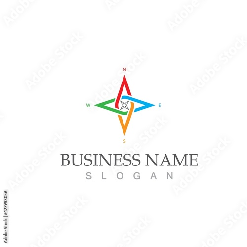 Free Download compass logo template vector icon illustration - GFXLoad