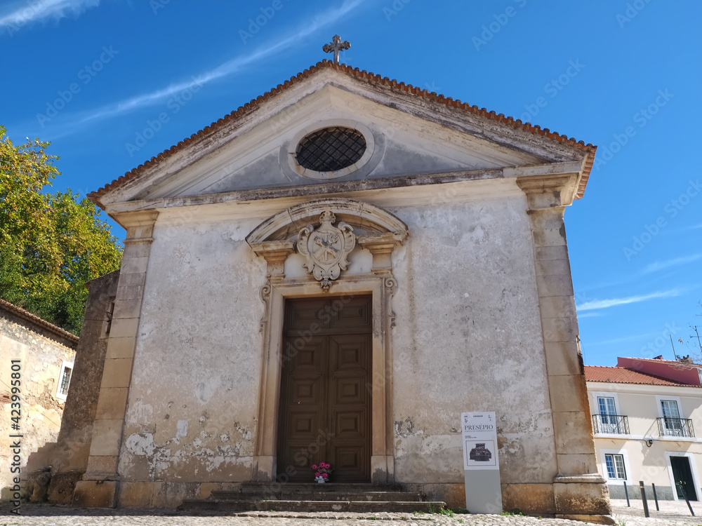 Gothic chapel, church Nossa Senhora do Populo in Caldas da Rainha , Centro of Portugal