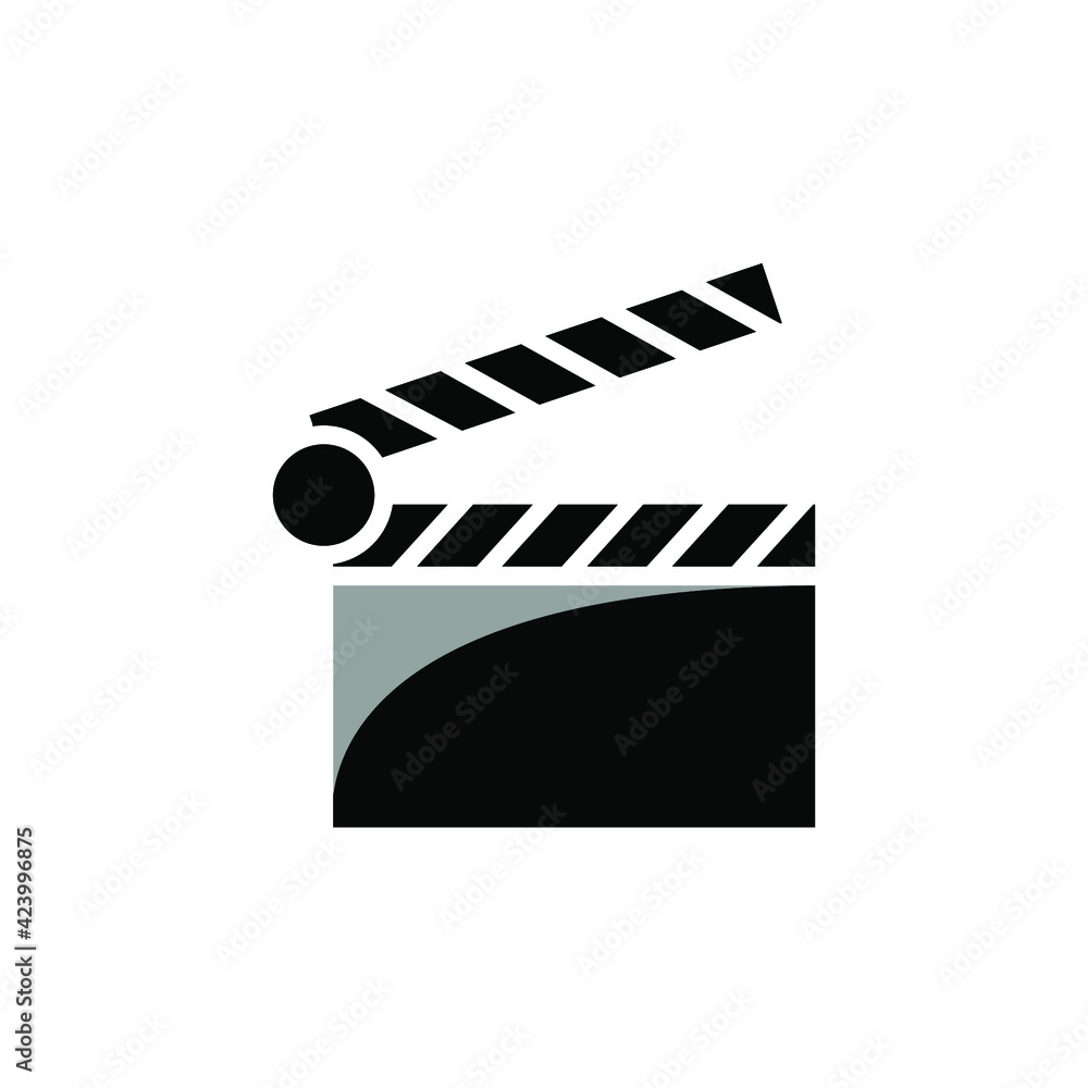 Illustration Vector graphic of clapper icon