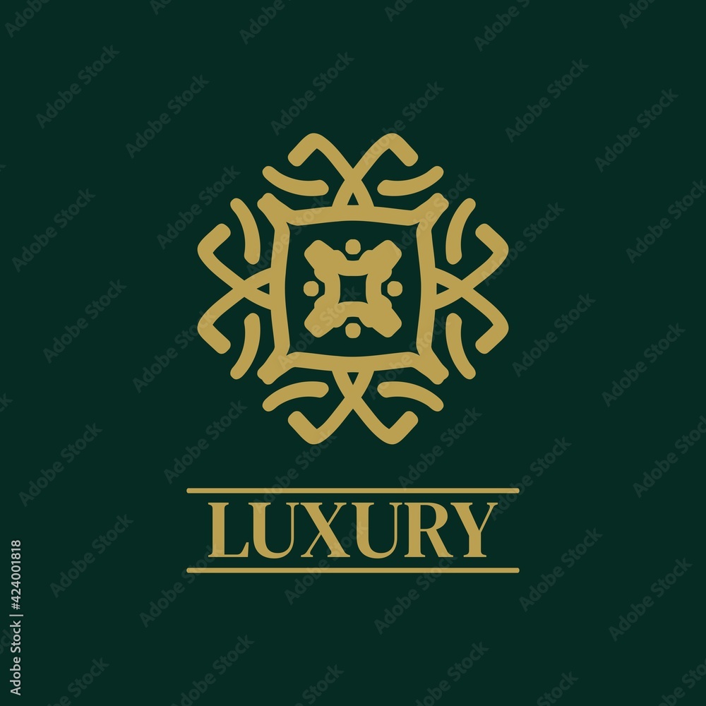 Mandala Geometric ornament logo Elegant premium icon vector design Mandala Geometric ornament logo Elegant premium icon vector design