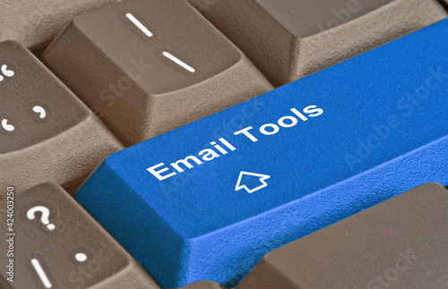 Blue key for Email tool
