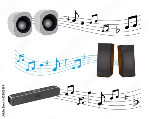 speaker & music