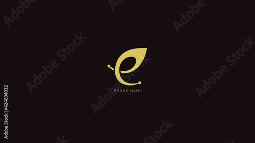Alphabet letter Initial E, EE, EL logo vector design, minimal, innovative, creative, symbol, sign, monogram, template, logotype, concept, branding for premium business typeface, startup, company etc.