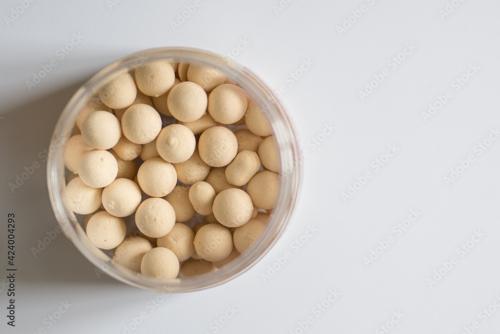Boilies, fishing baits, close up, Fishing baits for carp. Baits for carp. Carp feeder. Carp fishing Boilies, fishing baits, close up, Fishing baits for carp. Baits for carp. Carp feeder. Carp fishing