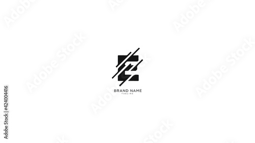 Alphabet letter Initial E, EE logo vector design, minimal, innovative, creative, symbol, sign, monogram, template, logotype, concept, branding for premium business typeface, startup, company etc.