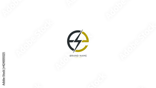 Alphabet letter Initial E, EE logo vector design, minimal, innovative, creative, symbol, sign, monogram, template, logotype, concept, branding for premium business typeface, startup, company etc.