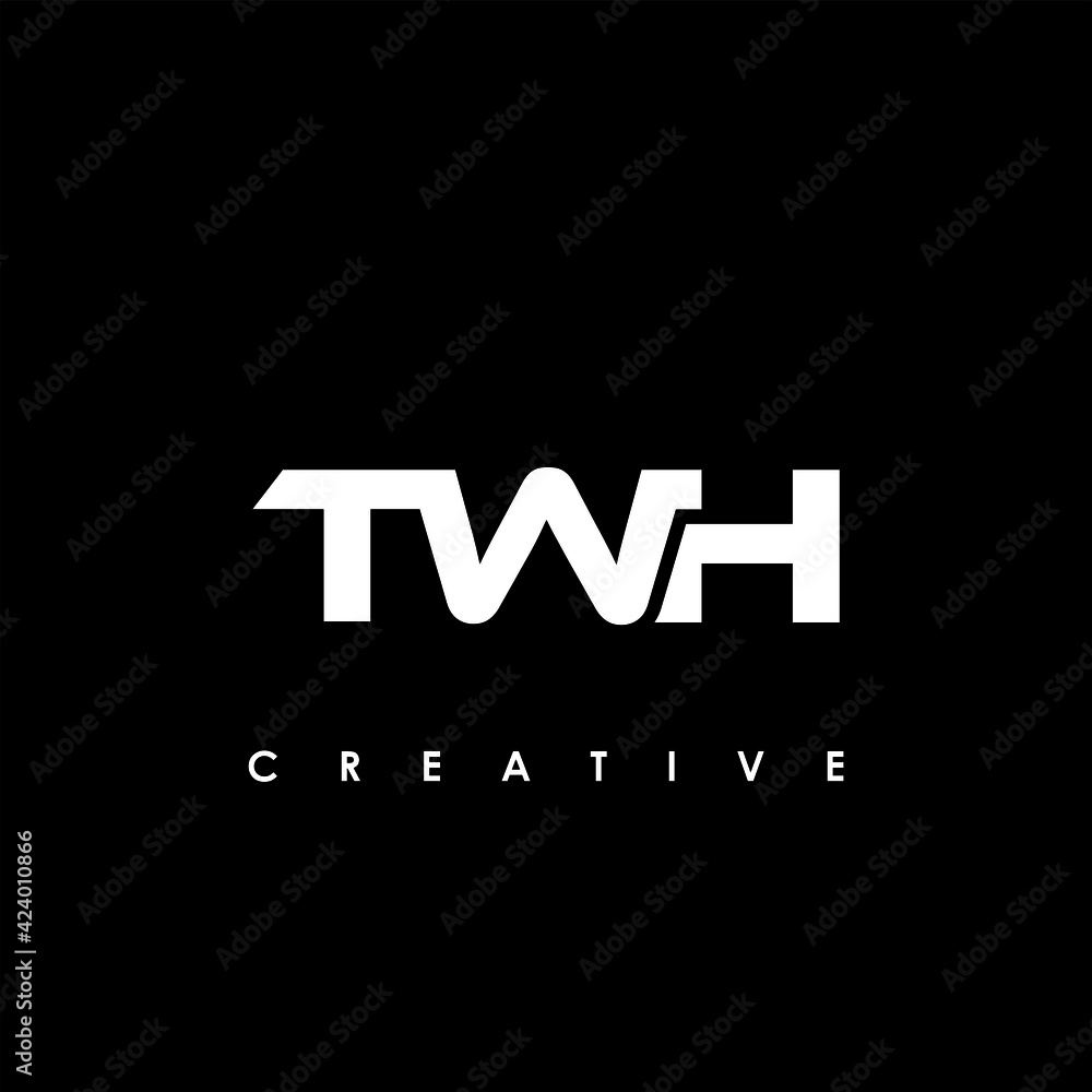 TWH Letter Initial Logo Design Template Vector Illustration