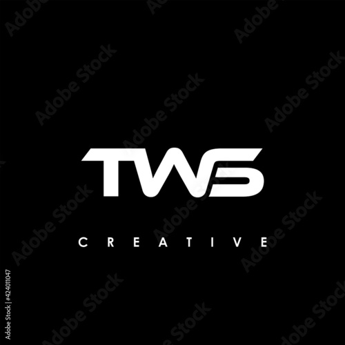 TWS Letter Initial Logo Design Template Vector Illustration