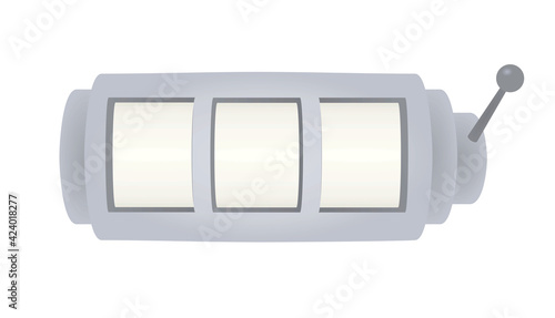 Blank slot machine. vector illustration