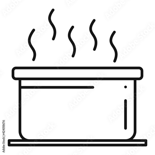 Spa jacuzzi icon, outline style