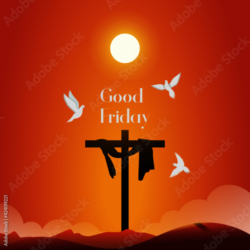 Good Friday is a Christian holiday commemorating the crucifixion of Jesus and his death at Calvary. 