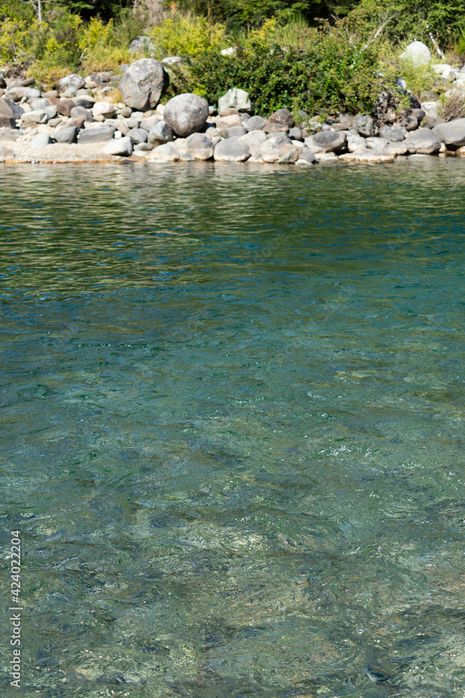 river and rocks