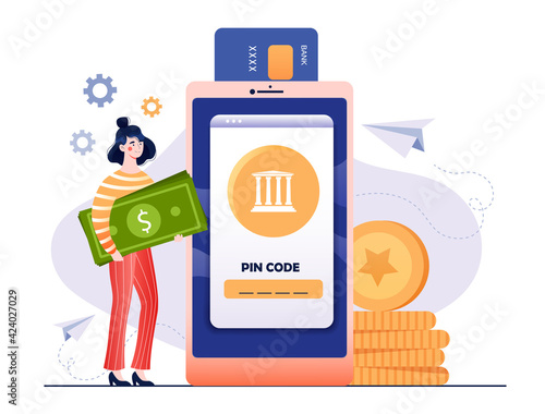 Financial cashless payment transactions.