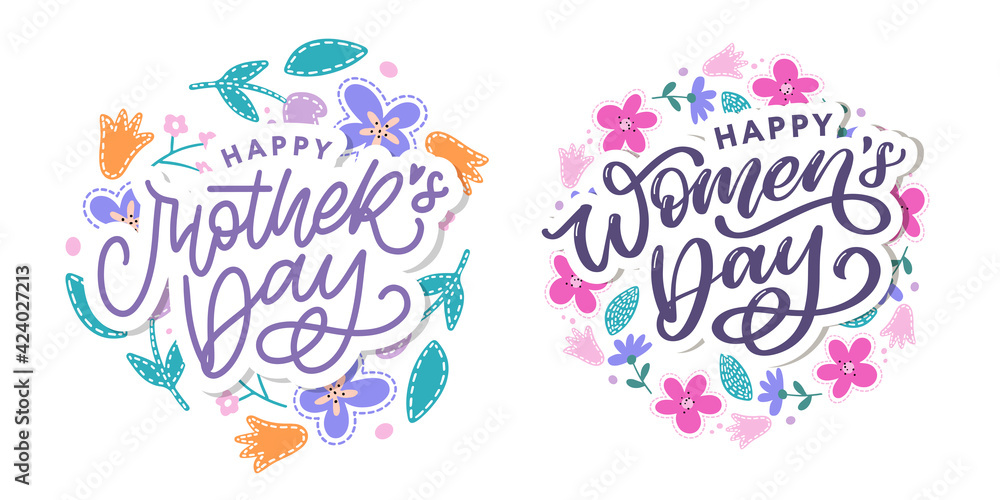 Elegant greeting card design with stylish text Mother s Day on colorful flowers decorated background. Elegant greeting card design with stylish text Mother s Day on colorful flowers decorated background.