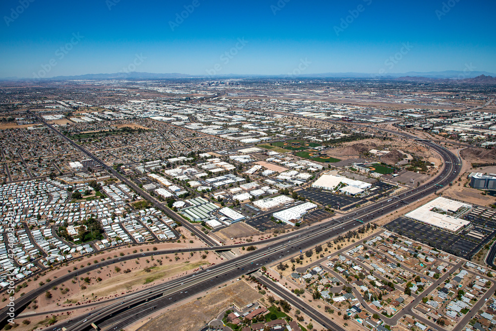 A portion of Interstate 10 in Tempe, Arizona known as the Broadway Curve