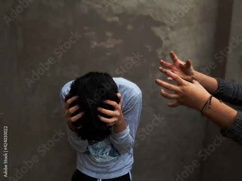 Fotografie Maltrato infantil psicologico