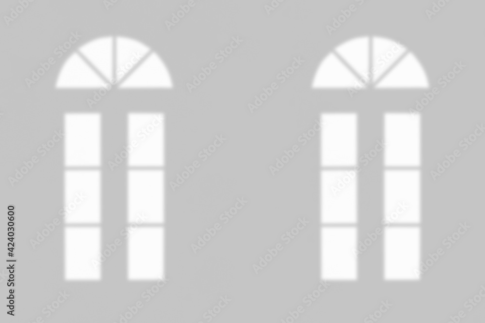 Window shadow drop on white wall background Window shadow drop on white wall background