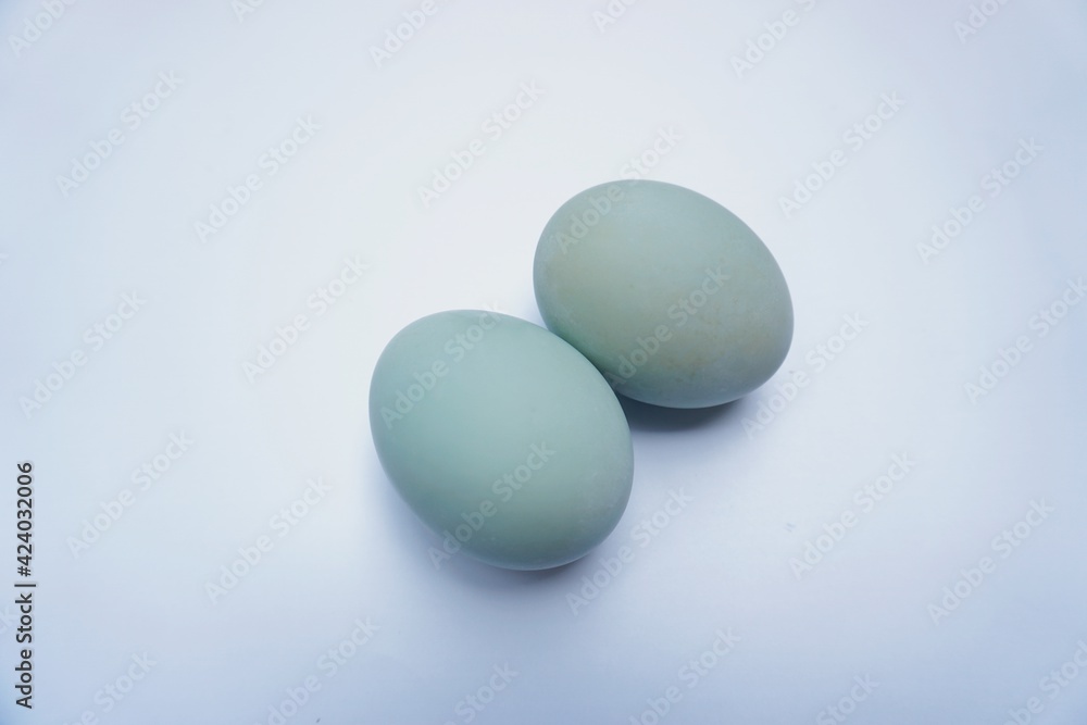 Salted egg isolated on white background. Salted egg isolated on white background.