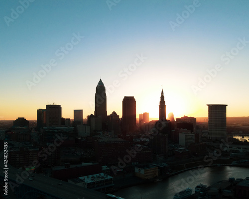 Cleveland Ohio Sunrise