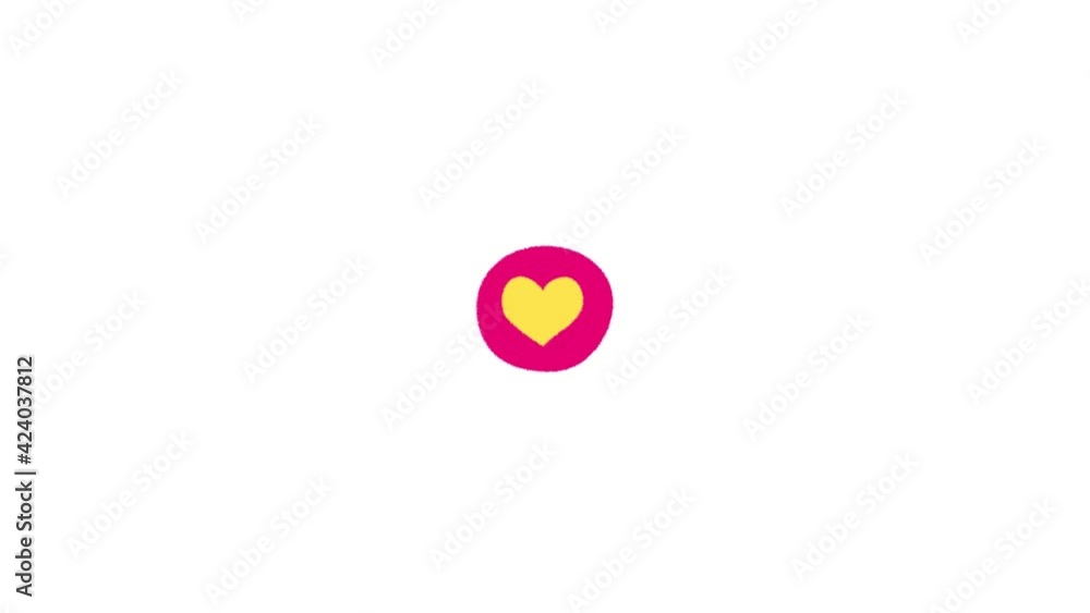 Like and heart on white background Like and heart on white background
