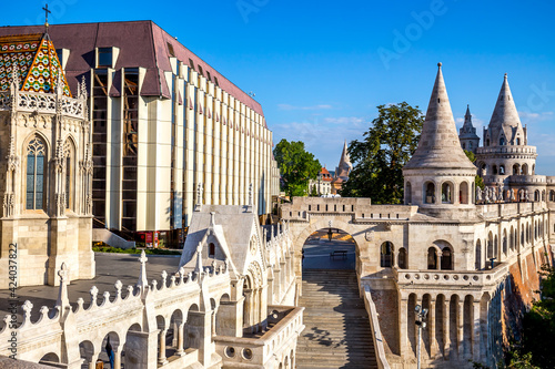 Fisherman s Bastion in Budapest  Hungary