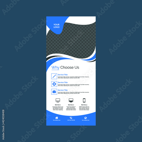 Professional business rollup banner design