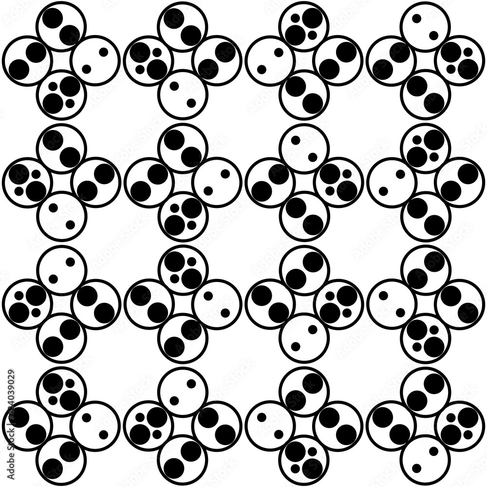Black And White Buttons. Vector Abstract Seamless Black Buttons. Seamless Monochrome Buttons Pattern. Black And White Buttons. Vector Abstract Seamless Black Buttons. Seamless Monochrome Buttons Pattern.