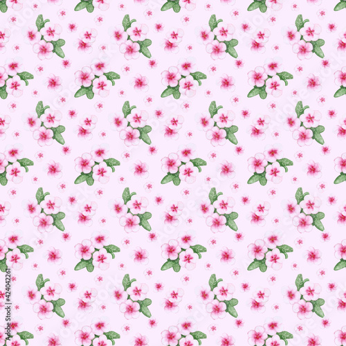 er pink color background. Watercolor texture for cover, notebook, fabric, wrapping paper, scrapbooking, package. Beautiful print for summer clothes