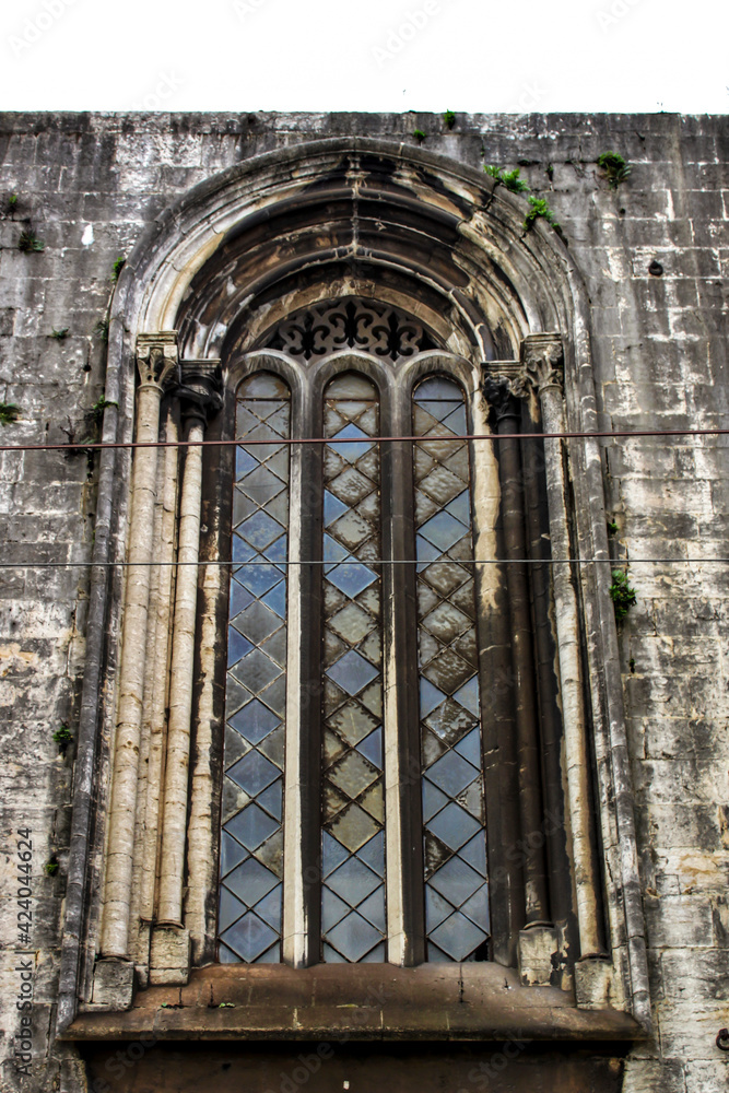 Architectural details of the Cathedral in Lisbon