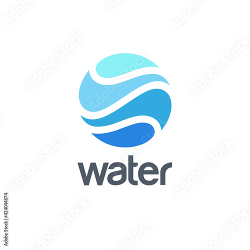 Drop of water vector logo design template. Clean water, filtration. 