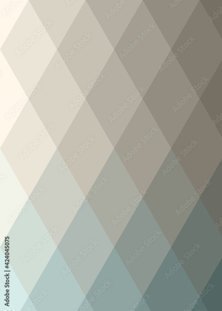 Fototapeta premium Abstract color Low-Polygones Generative Art background illustration