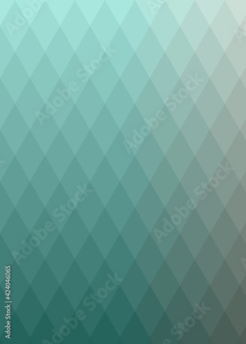 Abstract color Low-Polygones Generative Art background illustration