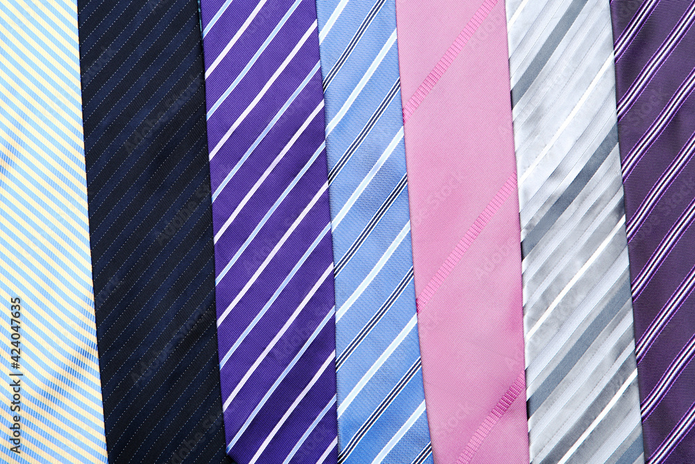 Background of colorful neckties Background of colorful neckties