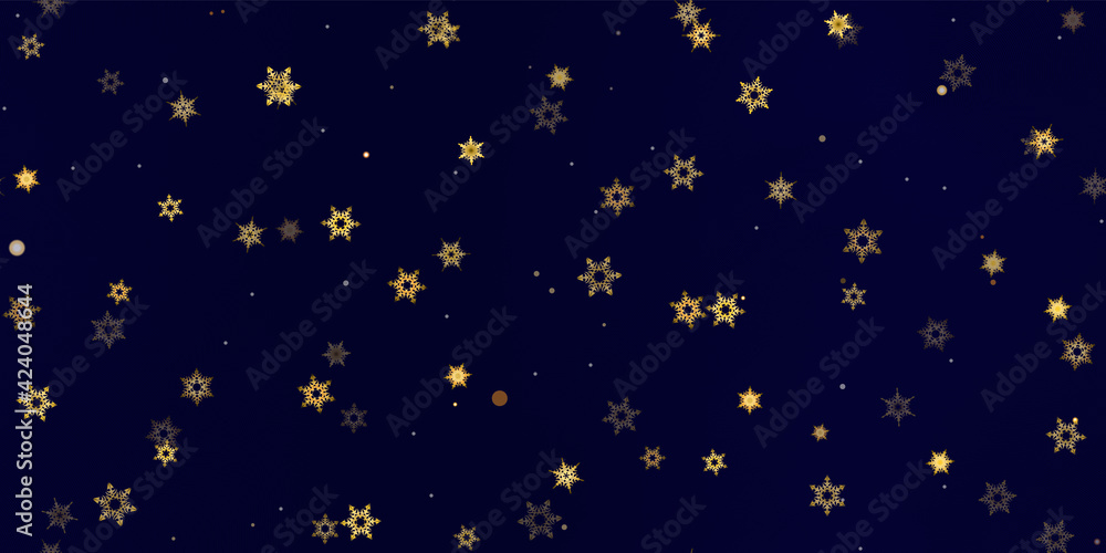 Gold snowflakes holiday seamless pattern. Gold snowflakes holiday seamless pattern.