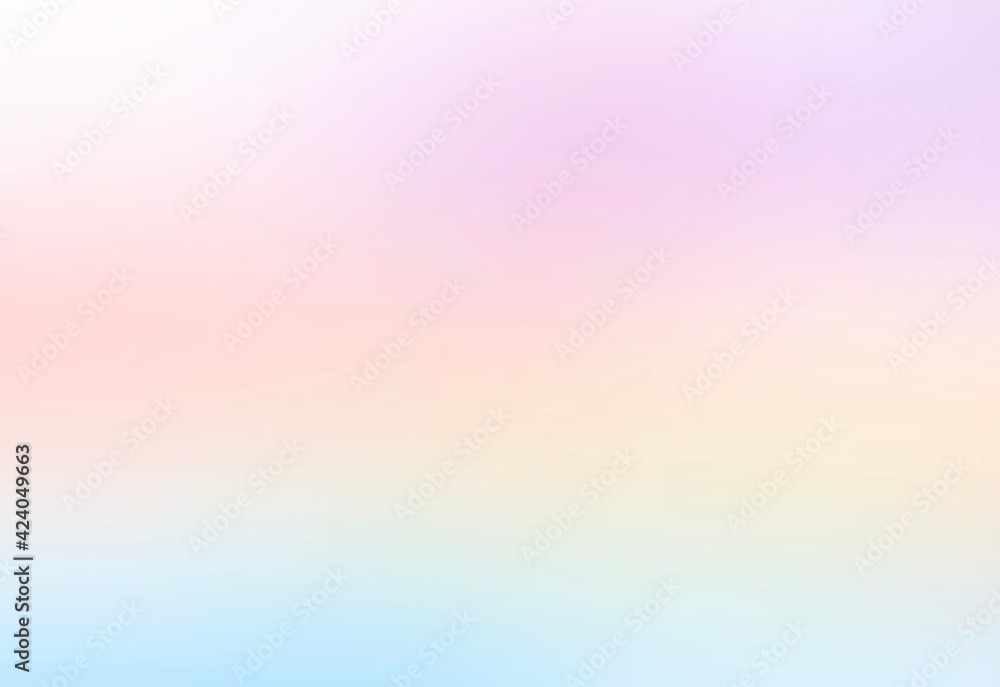 Banner glare abstract texture. Blur pastel color background for backdrop, wallpaper, ad, presentation, production, studio, montage, modern. Bright cute colorful rainbow in girls theme
