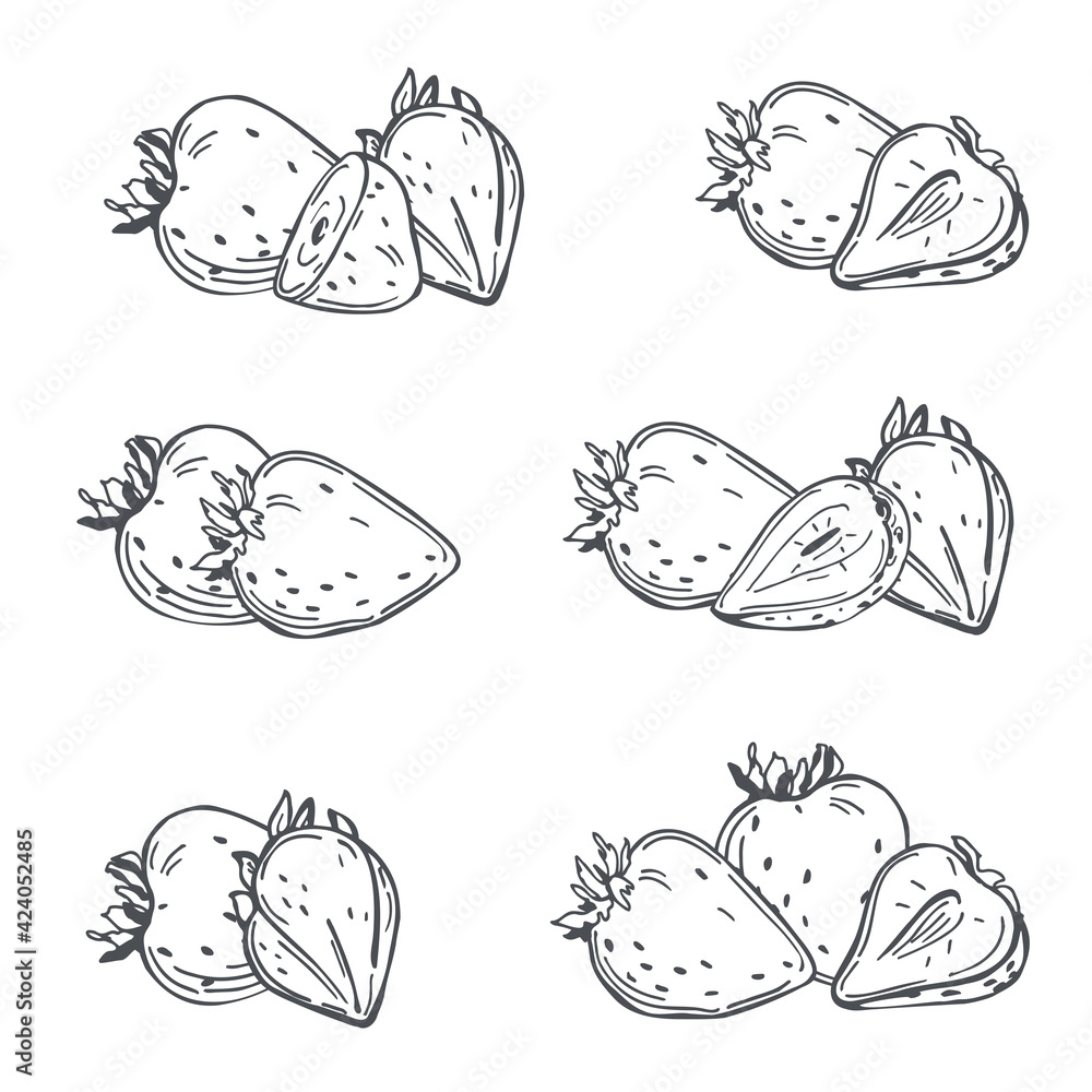 Strawberry. Vector illustration Strawberry. Vector illustration