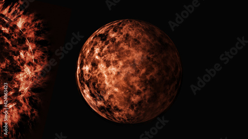 solar space red planet