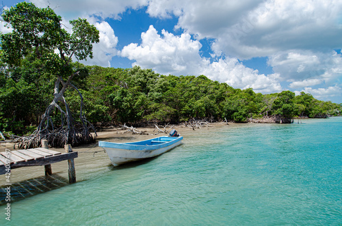 Yalahau lagoon near Holbox island, Quintana Roo, Mexico © mardoz