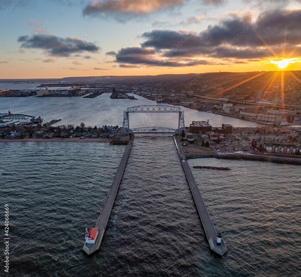 Duluth Minnesota Aerial