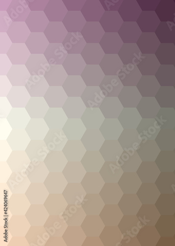 Abstract color Low-Polygones Generative Art background illustration