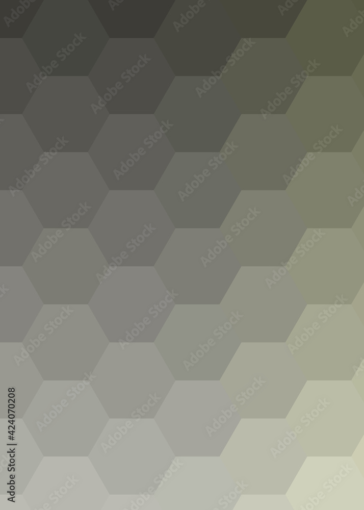 Abstract color Low-Polygones Generative Art background illustration