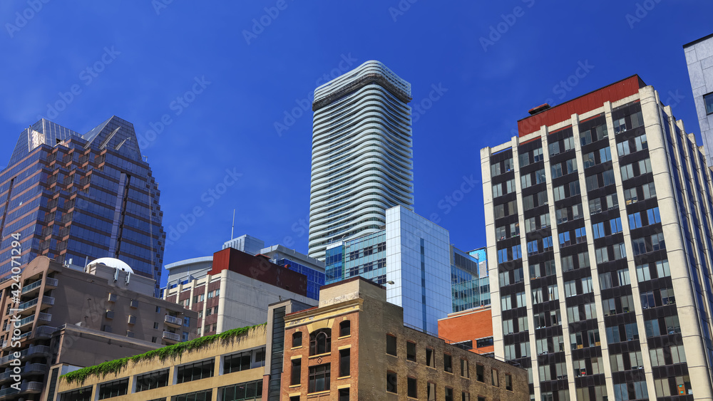 Fototapeta premium High rise buildings in downtown Toronto