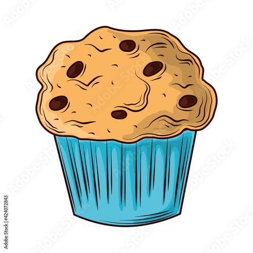 muffins with raisin