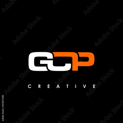 GCP Letter Initial Logo Design Template Vector Illustration photo