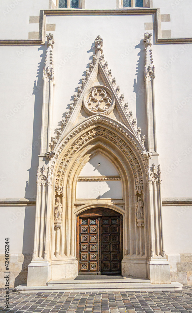 St Mark's Church in the city of Zagreb, Croatia